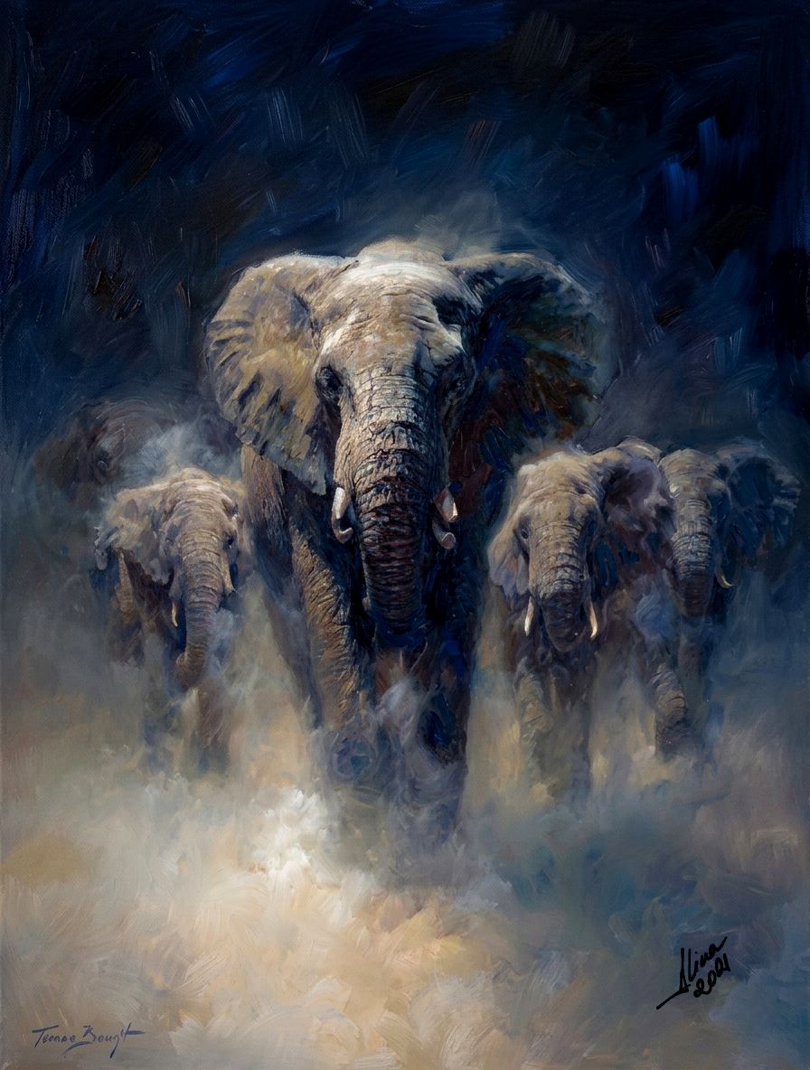 ArteDiAlina.com painting: Matriarch